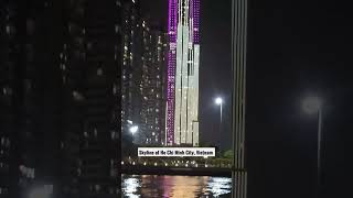 Skyline of Ho Chi Minh City, Vietnam 🇻🇳              #shorts #vietnam #night #river #tour