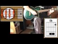 Seaside - The Kooks - Acoustic Guitar Lesson - (capo 1)