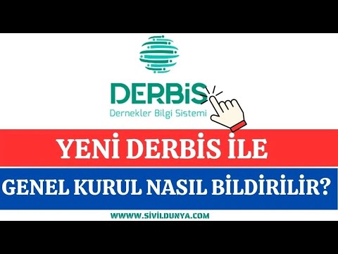 Yeni DERBİS ile Genel Kurul Nasıl Bildirilir?