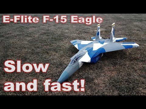 E-Flite F-15 second look - Slow and fast!