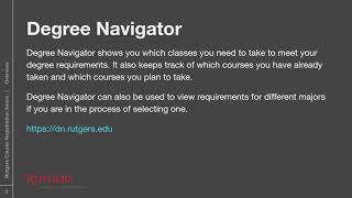 Overview - Course Scheduling