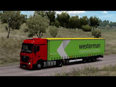 ETS2 Mercedes Actros MP4 1845 Galați - Jasy