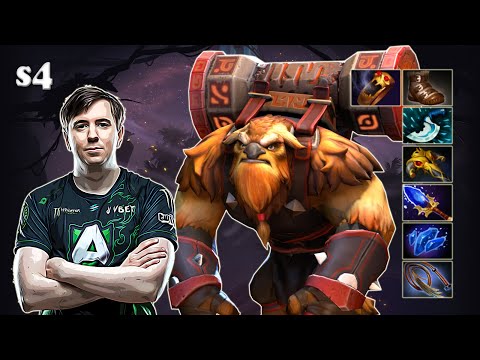 s4 - Earthshaker Offlane | Dota 2 7.30d Gameplay