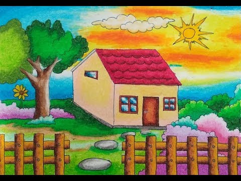 Crayon Dapat Digunakan Untuk Mewarnai Gambar Dengan Teknik