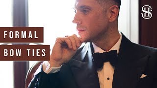 A Guide To Formal Bow Ties | Butterfly, Diamond, Straight-End, Modified Butterfly