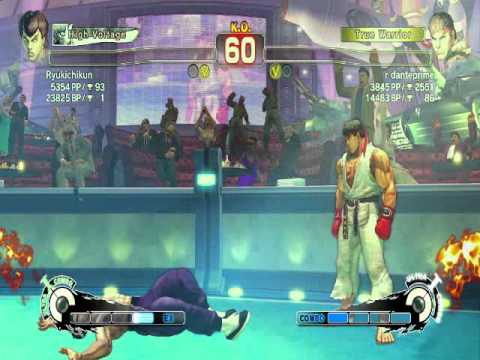 SSFIVAE:  Fei-long (Ryukichikun) vs. Ryu (r danteprime) HD