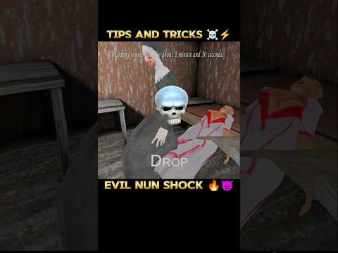 evil nun granny vs trolling face 😈⚡ tips and tricks ☠️#granny #shorts #trollface #tricks