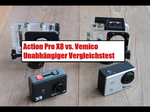 Actioncam im Vergleich Action Pro X8 vs. Vemico - Tauchen im Attersee