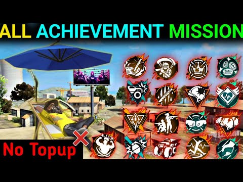 How To Complete All Achievement Mission | Free Emote Kaise Milega | Achievement Mission