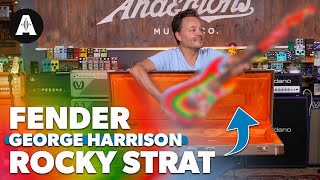 Video thumbnail for Unboxing the NEW Fender George Harrison Rocky Stratocaster! by Andertons Music Co