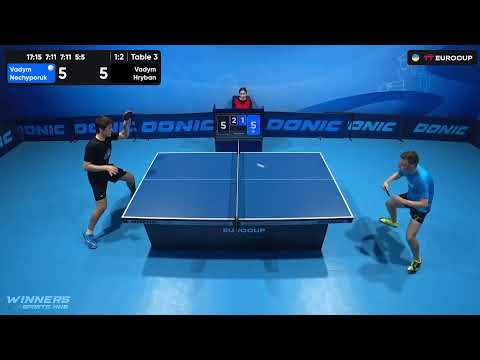 14:05 Vadym Nechyporuk - Vadym Hryban 05.08.2023 TT Euro.Cup Ukraine Star. Table 3