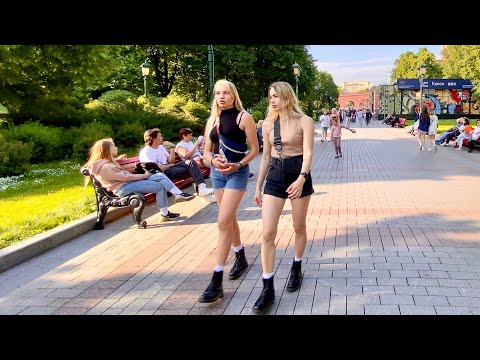 [4K] ???????? Walking Streets Moscow. Alexander Garden