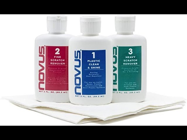 NOVUS PC-30 Plastic Heavy Scratch Remover - 8 oz.