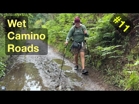 Great Breakfast – Wet Day of Walking - Camino Video 11 - O Porriño to Saxamonde #CaminoDeSantiago