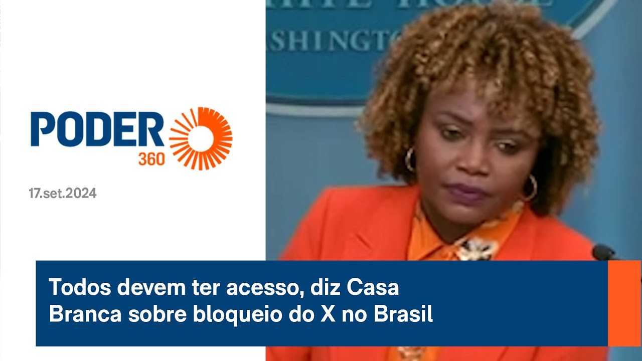 Todos devem ter acesso, diz Casa Branca sobre bloqueio do X no Brasil