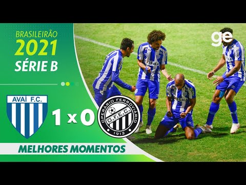 AVAÍ 1 X 0 OPERÁRIO | MELHORES MOMENTOS | 13ª RODADA BRASILEIRÃO SÉRIE B 2021 | ge.globo
