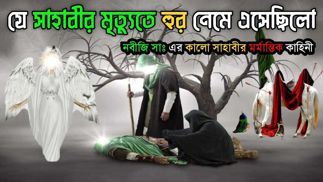 যে সাহাবীর মৃত্যুতে জান্নাতের হুর নেমে এসেছিলো || নবীজি সাঃ এর কালো সাহাবীর মর্মান্তিক মৃত্যুর ঘটনা