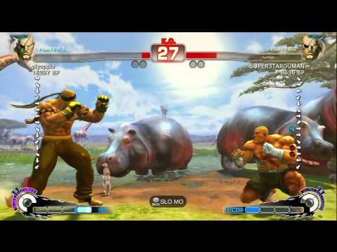 AFG [Sagat] vs Super Santarōman [Sagat] SSF4 Japanese Online Ranked Matches - TRUE-HD