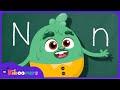 Letter N Song - THE KIBOOMERS Preschool Phonics Sounds - Uppercase & Lowercase Letters