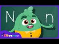 Letter N Song THE KIBOOMERS Preschool Phonics Sounds Uppercase Lowercase Letters