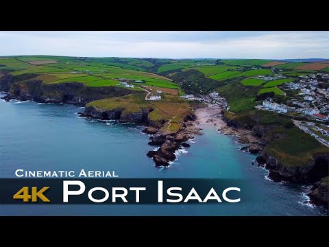 PORT ISAAC 4K Drone 🇬🇧 | England UNITED KINGDOM
