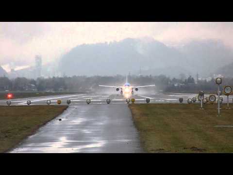 Thomson 757 startet in Salzburg am 12.02.2011