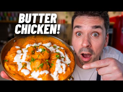 BUTTER CHICKEN & GARLIC NAAN - Besser als im Restaurant!