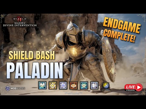 Endgame Made EASY With This Shield Bash Paladin in Diablo 4 Season 11!