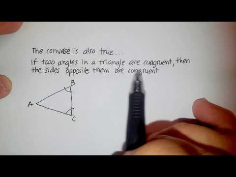 Proving Triangles are Congruent: Base Angle Theorem