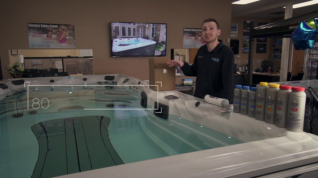 swim spa start up