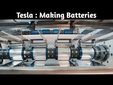 Tesla : Making of Batteries
