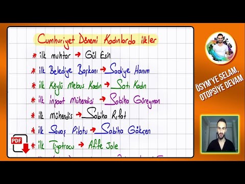 28) Cumhuriyet Dönemi Kültür ve Medeniyeti - İnkılap Tarihi 2024