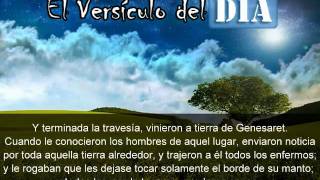 Miniatura del video: El versiculo del dia .com - Mateo 14 v34-36