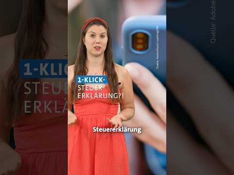 Video Thumbnail: Steuererklärung abgeben ohne Aufwand? | ARD Marktcheck #shorts