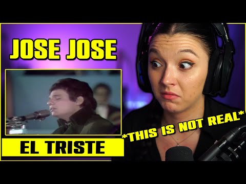 José José - El Triste | FIRST TIME REACTION |