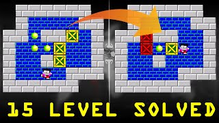 Sokoban level 15  solved !!!!! || Kids gamer || Sokoban