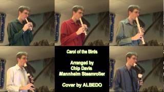 Carol of the Birds, Mannheim Steamroller Christmas- Cover by ALBEDO (Recorder Quintet)
