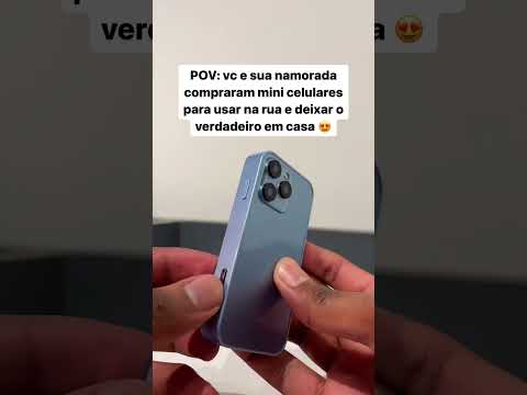 O mini celular que está todo mundo comprando na Shopee 🙀 Link desconto nos coments e na minha bio ☑️