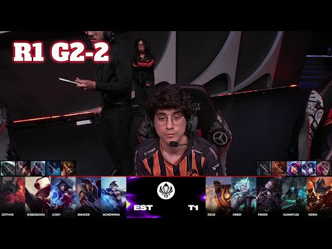 T1 vs EST - Game 2 | Round 1 LoL MSI 2024 Play-In Stage | T1 vs Estral Esports G2 full game