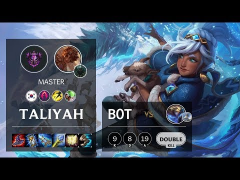 Taliyah Bot vs Ezreal - KR Master Patch 10.8