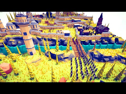 CAN 80x HEAVY KNIGHT CAPTURE ENEMY CASTLE? - Totally Accurate Battle Simulator TABS