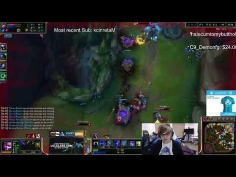 ''Catsexual's Dirty Gank ft C9 Sneaky**
