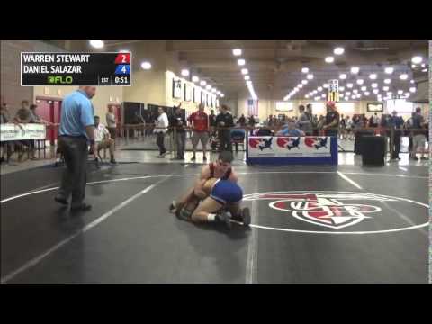 65 kg CR1 - Warren Stewart (Army WCAP) vs Daniel Salazar (Colorado Mesa WC)
