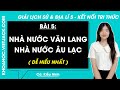 Vở bài tập Lịch Sử và Địa lí Lớp 5 Bài 5: Nhà nước Văn Lang, Âu Lạc