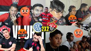REAÇÕES DOS TORCEDORES DO VITÓRIA NO EMPATE  EM 2 A 2 COM O CONFIANÇA - COPA DO NORDESTE