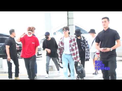 [BTS] [고화질]170818 방탄소년단 공항출국현장 [방탄소년단]