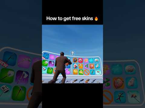 This fortnite 1v1 map lets you play free skins! 🔥 #fortnite #1v1 #viral #fyp