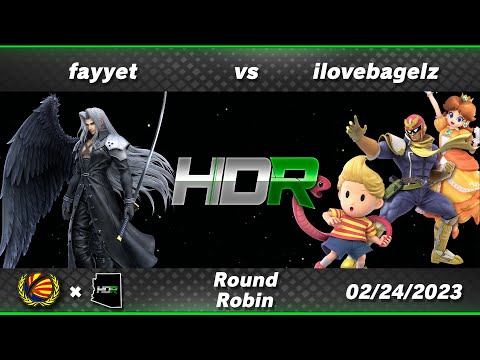 HDR Monthly 2: fayyet (Sephiroth) vs ilovebagelz (Lucas, Daisy, Falcon)