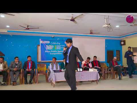 Shine Public Speaking Contest- Rajan Thapa