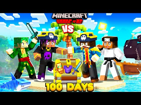 100 days but TREASURE CHEST ARE SUPER OP Minecraft 😱